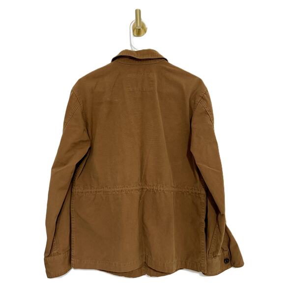 J CREW  Brigadier Utility Jacket Coat Tan Khaki Military Field L - Picture 2 of 11